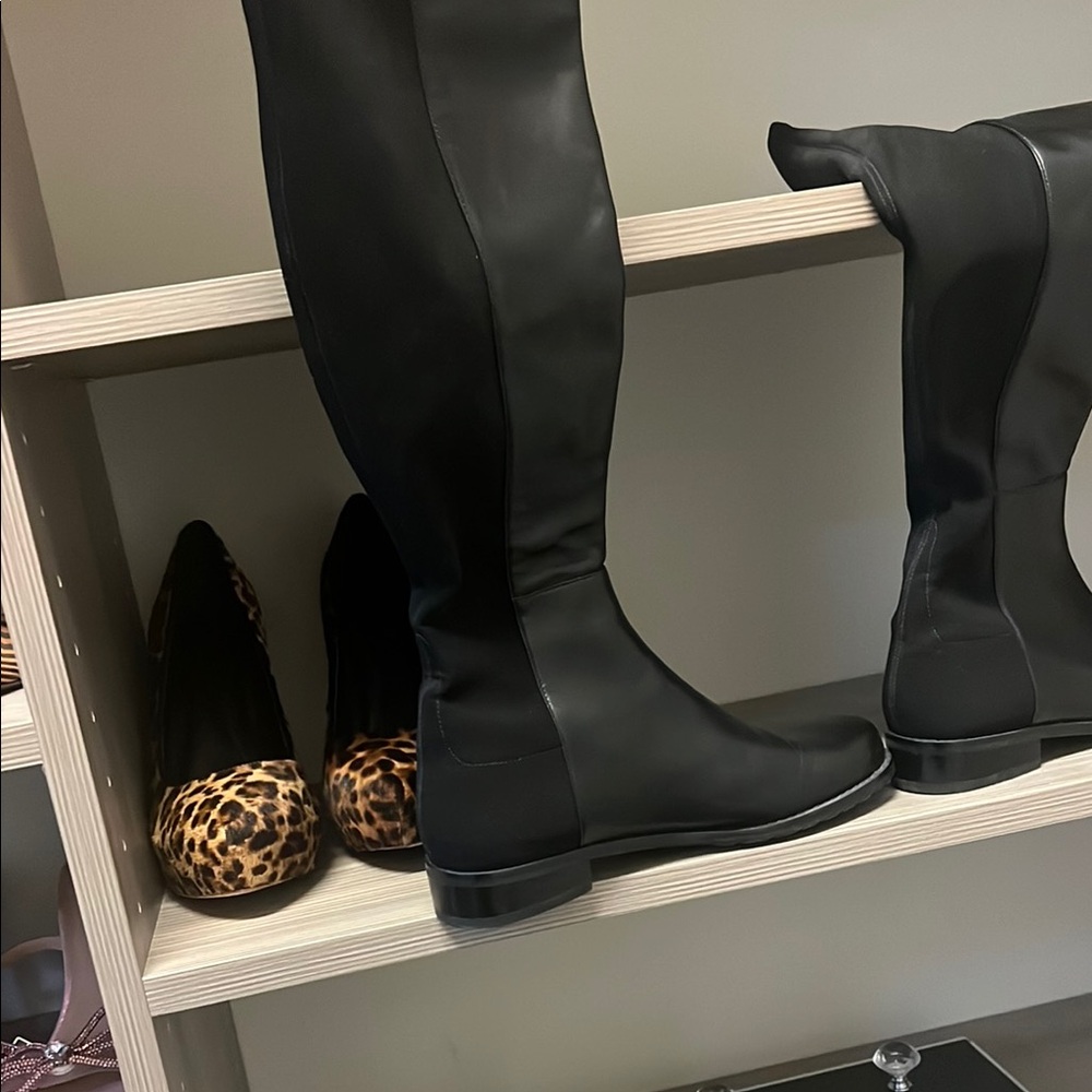 Stuart Weitzman Black Over the Knee Boots